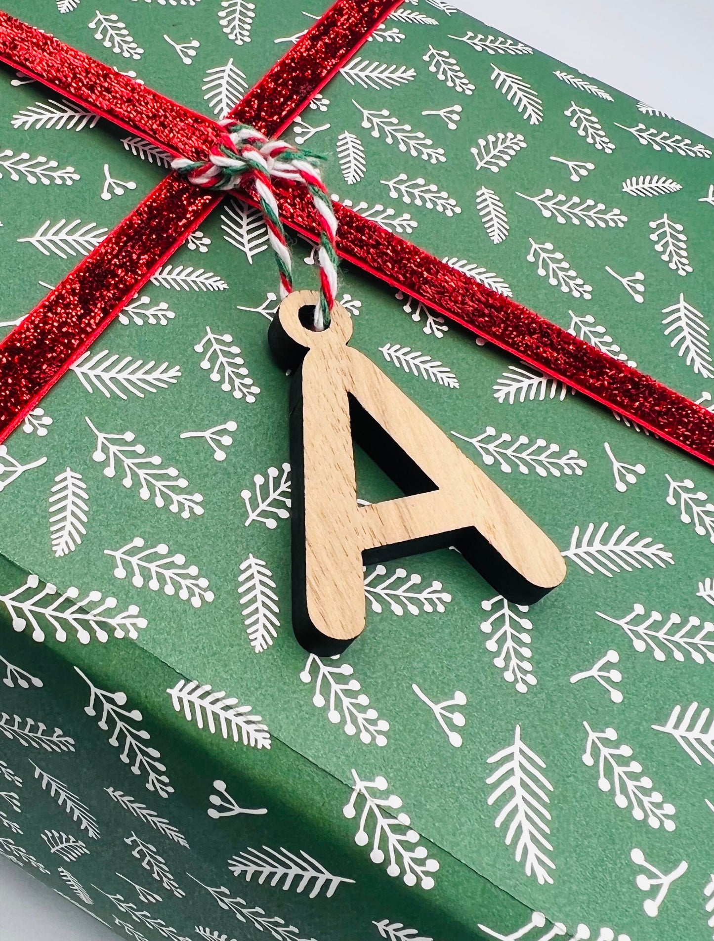 Wooden Letter Gift Tags - Christmas Present Name Tags - Wooden Gift Tag Names - Birthday Tags - Present Tags - Gift Tags