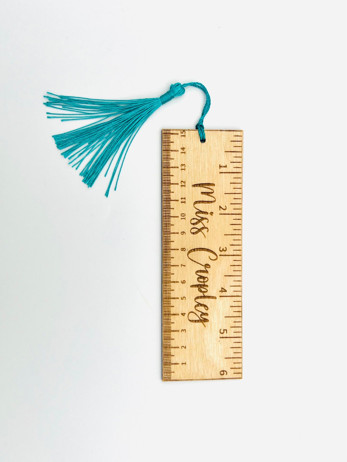 Wooden Bookmark - Ruler Bookmark - Thank you gift - Teacher Bookmark - Bookmark Gift - End of Term Gift - Personalised Gift - Teacher Gift