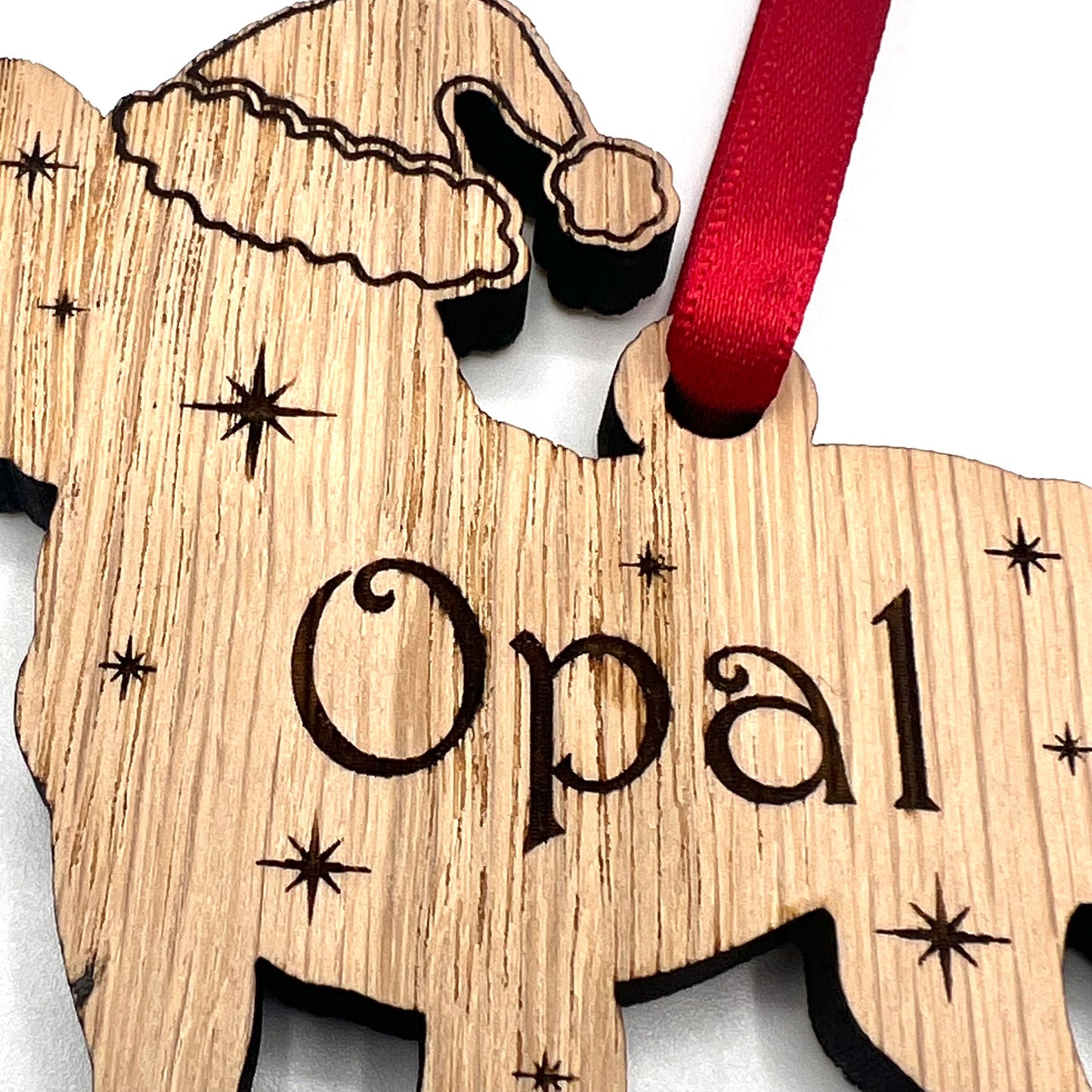 Christmas Personalised French Bulldog Christmas Tree Decoration - Frenchie Bauble - Christmas Present - Xmas Gift - Birthday Gift