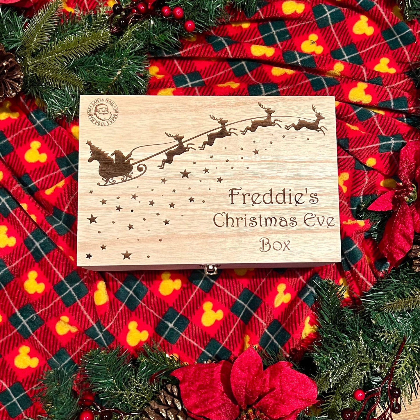 Personalised Christmas Eve Box - Christmas Eve - Christmas Box - Personalised named Box - Christmas Eve Box for Kids - Elf Box