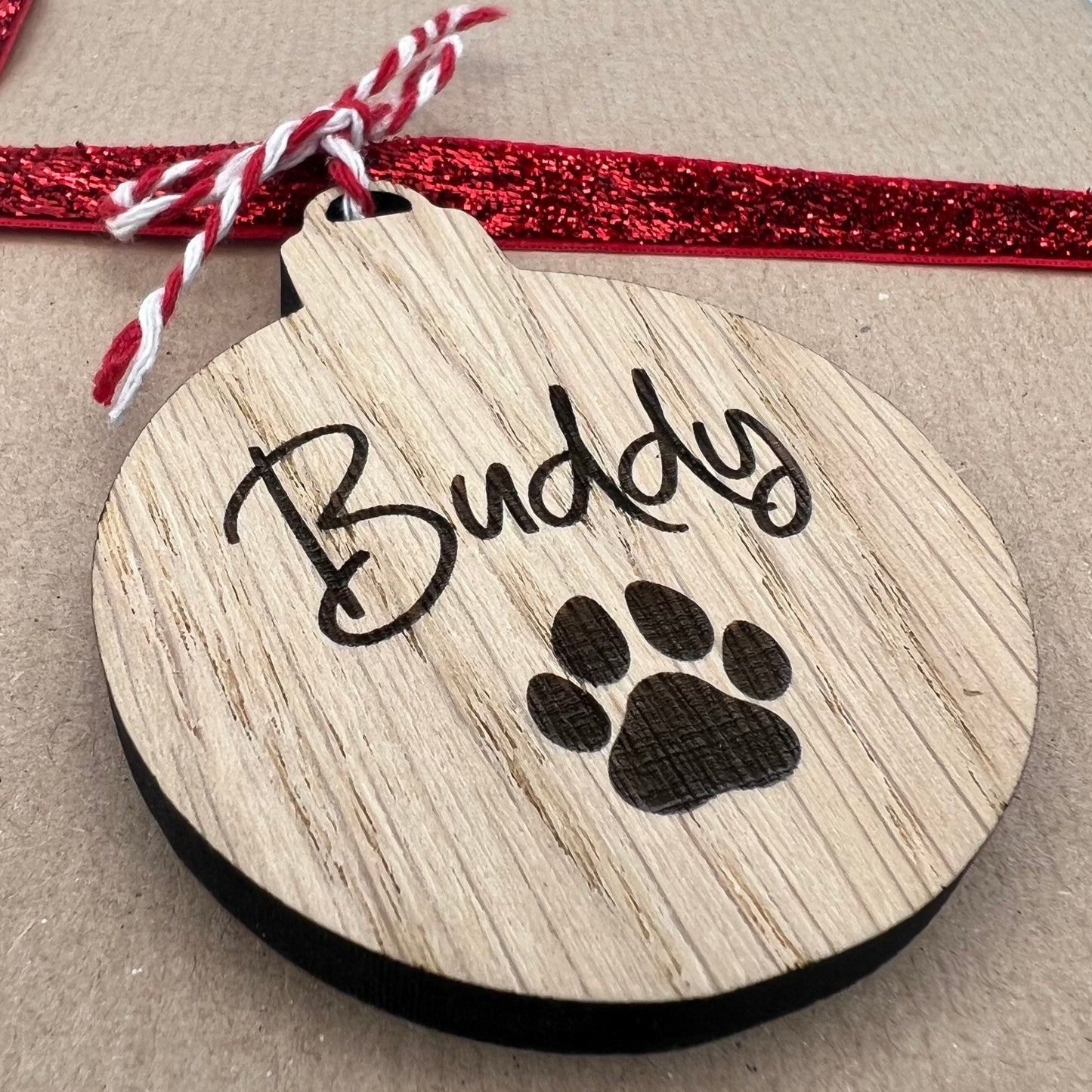 Personalised Pet Bauble Gift Tags
