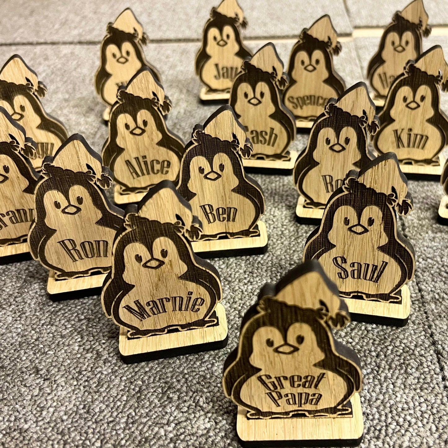 Christmas Penguin Table Names