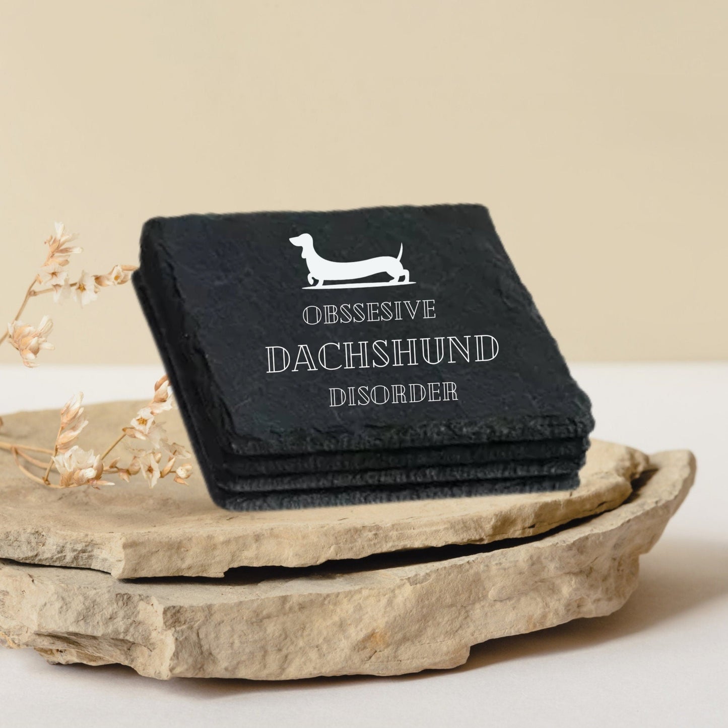 Dachshund Slate Coaster