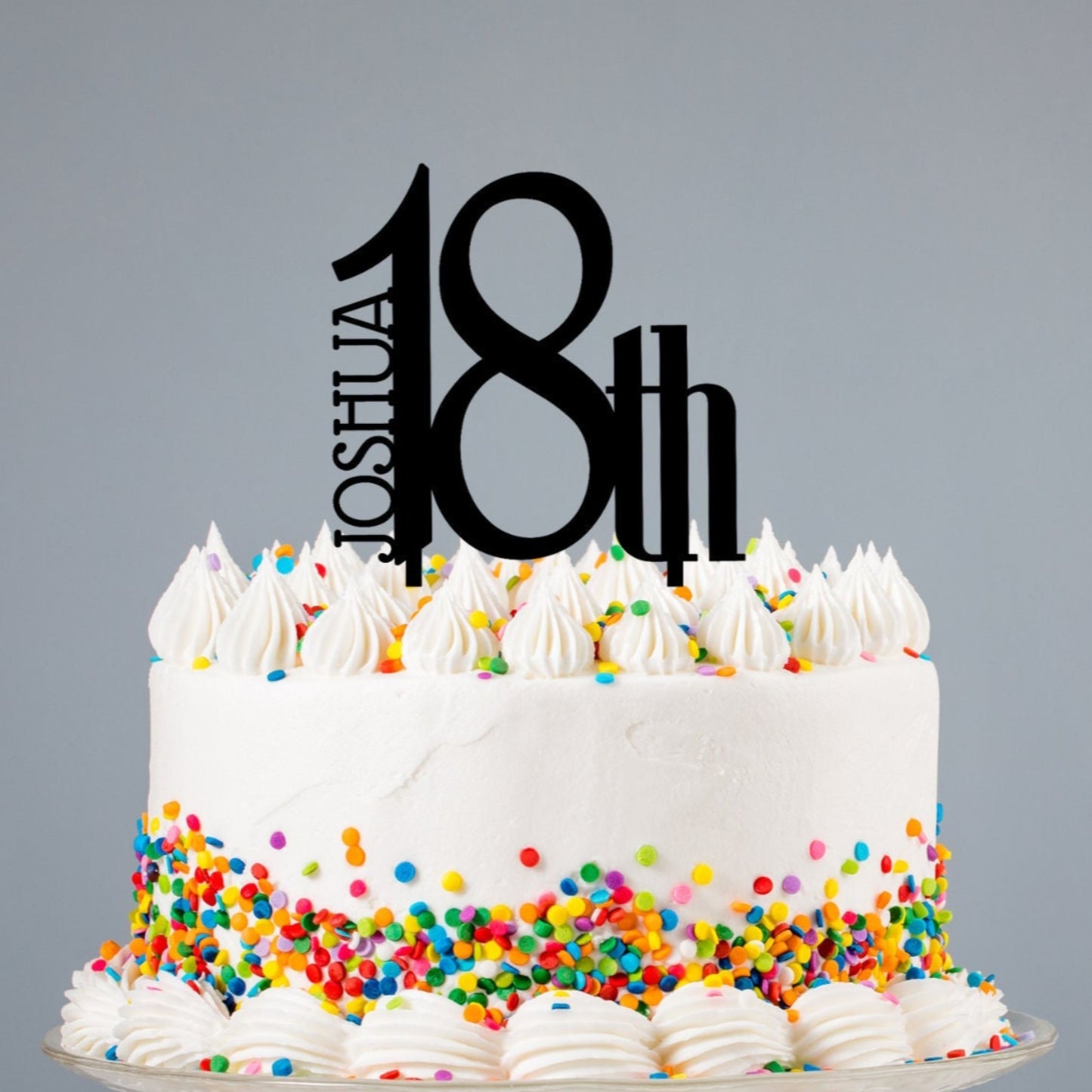 Personalised 18th Cake Topper