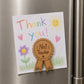 No.1 Teacher Magnet Gift | Wooden Rosette Gift | Teacher Appreciation Present | End of Term Teacher Gift | Classroom Fridge Magnet