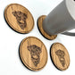 Highland Cow Coasters