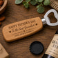 Personalised Bottle Opener Dad or Grandad | Father's Day Gift | Engraved Wooden Beer Opener | Custom Gift For Him | Dad Gift | Grandad Gift