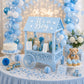 Wedding Sweets Cart MDF Kit – Sweet Cart for Weddings, Baby Showers & Birthdays – Table Top Sweet Cart Decoration - Display Cake Cart