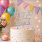 Personalised Happy 30th Birthday Cake Topper | Custom Name Cake Topper | 30th Cake Decoration | Birthday Cake Topper | Wooden MDF Cake Top