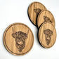 Highland Cow Coasters