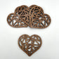 Geometric Heart Coasters