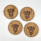 Highland Cow Coasters