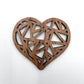 Geometric Heart Coasters