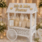 Wedding Sweets Cart MDF Kit – Sweet Cart for Weddings, Baby Showers & Birthdays – Table Top Sweet Cart Decoration - Display Cake Cart