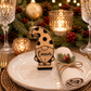 Custom Christmas dinner table name stand