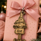 Personalised Wooden Elf Gift Tag | Boy or Girl Christmas Name Decoration