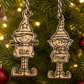 Personalised Wooden Elf Gift Tag | Boy or Girl Christmas Name Decoration