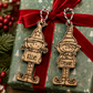 Personalised Wooden Elf Gift Tag | Boy or Girl Christmas Name Decoration
