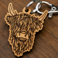 Highland Cow keychain gift for animal lovers