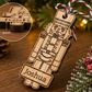Personalised nutcracker ornament with name