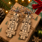 Personalised wooden nutcracker Christmas gift tag