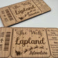 Personalised Lapland trip reveal gift