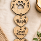 Personalised pet remembrance wall plaque