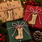 Wooden Christmas stocking tag with personalised name
