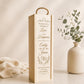 Wooden Wine Gift Box - Engraved Engagement Gift Box - Bottle Gift Box - Engagement Present for Couples - Wine Lovers