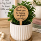 Personalised Teacher Plant Marker | Thank You Teacher Gift | Wooden Plant Stake | End of Term Teacher Appreciation Present | Teacher Present