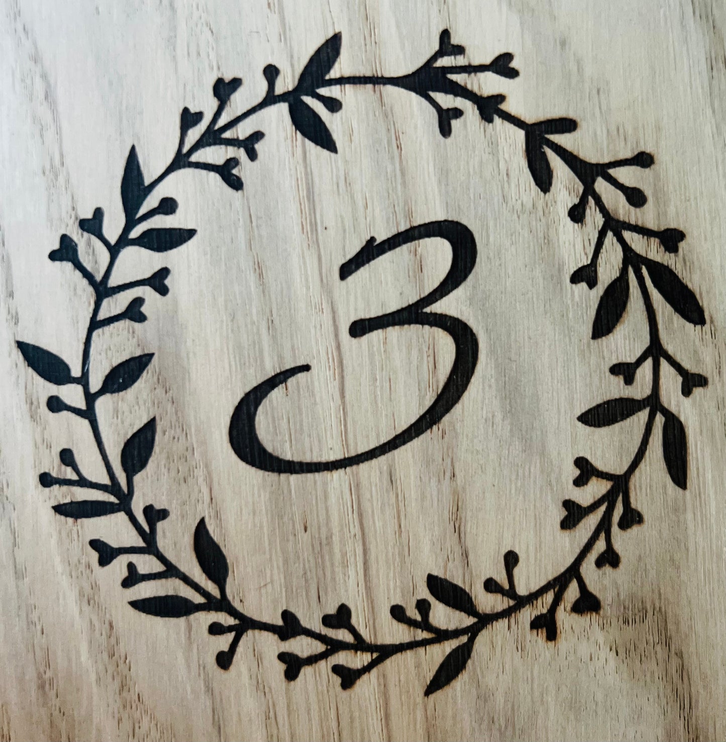 Wedding Table Numbers - Wooden Table Numbers - Centrepiece - Rustic - Natural wedding