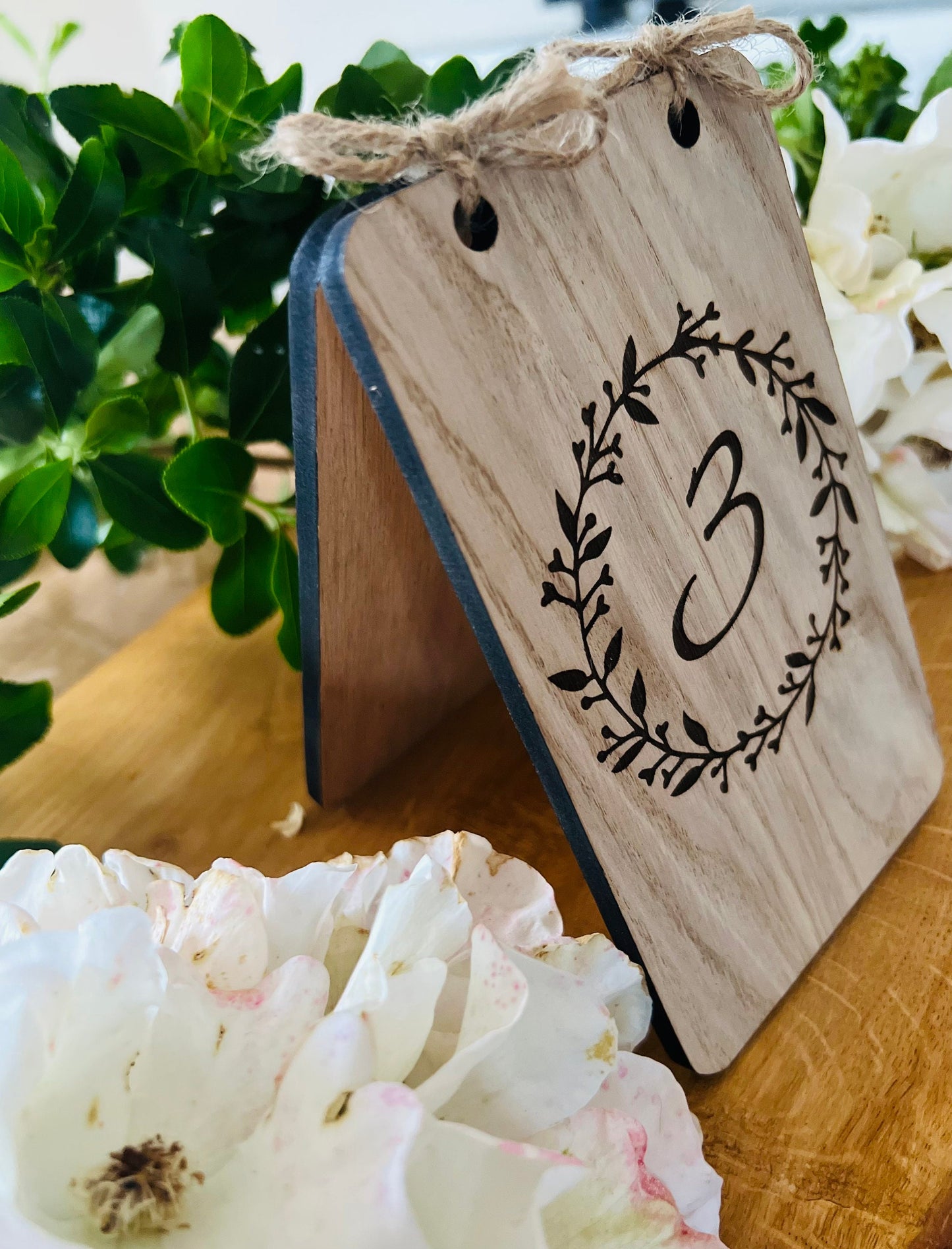Wedding Table Numbers - Wooden Table Numbers - Centrepiece - Rustic - Natural wedding