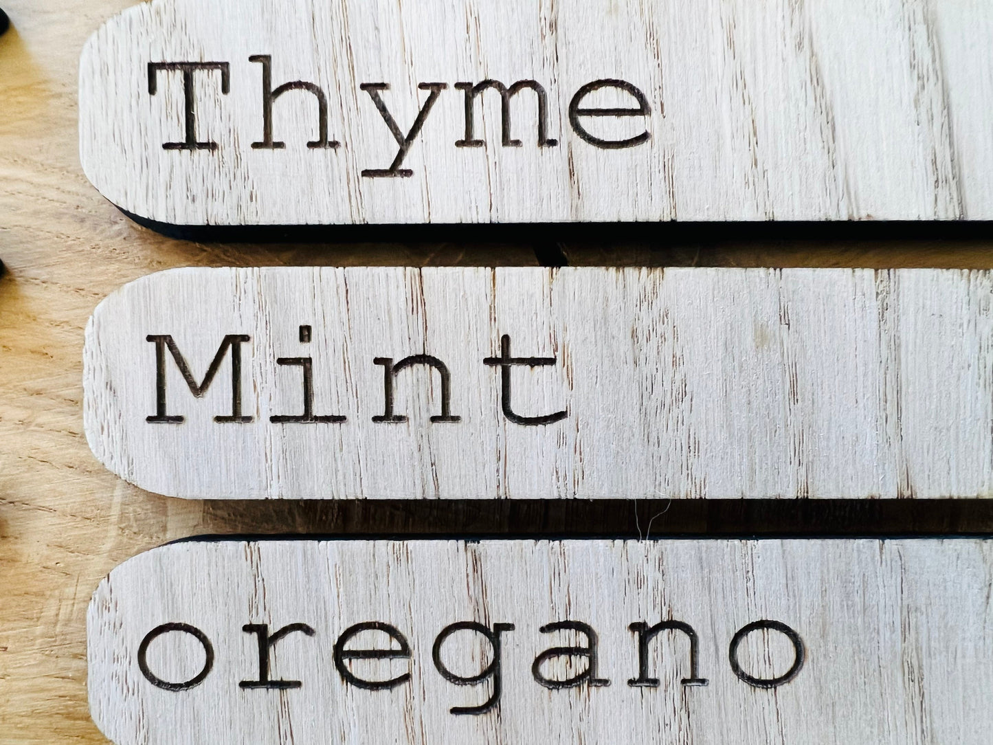 Herb Name Stakes - Plant Markers - Vegetable Labels - Garden - Plant Pots - Window Box - Grow your own markers