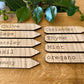 Herb Name Stakes - Plant Markers - Vegetable Labels - Garden - Plant Pots - Window Box - Grow your own markers