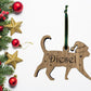 Personalized Cat Christmas Ornament - Oak Kitten Bauble