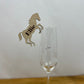 Wooden Hanging Horse Table Names - Wedding Table Names - Wine Glass Decor - Christmas Place Names - Horse Table Decor - Wedding Table decor