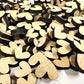 Wooden 6mm MDF Confetti Shapes - Arts and Crafts - Wedding - Christmas - Party - Crafting - Scrapbook - Circles - Stars - Hearts