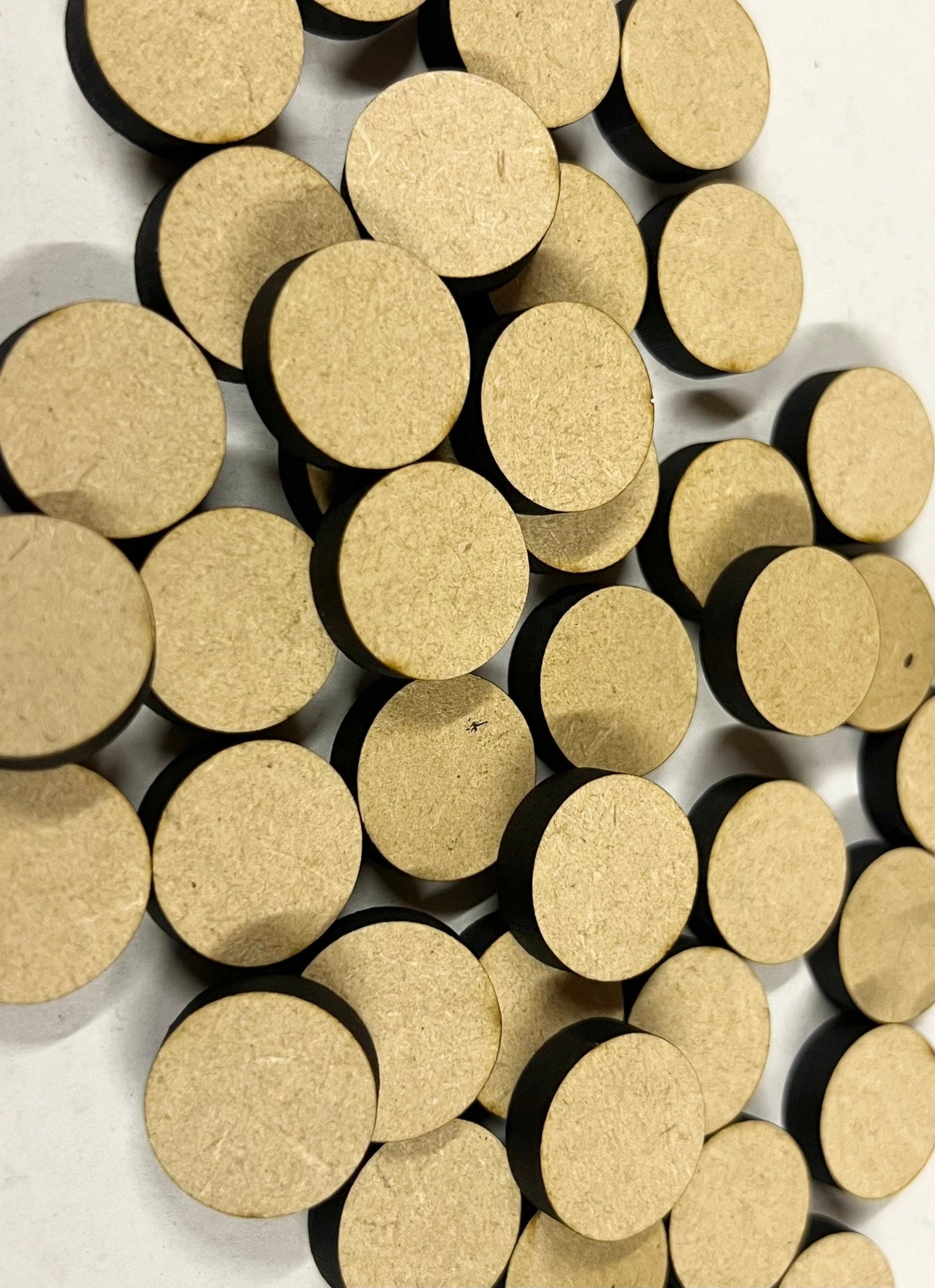 Wooden 6mm MDF Confetti Shapes - Arts and Crafts - Wedding - Christmas - Party - Crafting - Scrapbook - Circles - Stars - Hearts