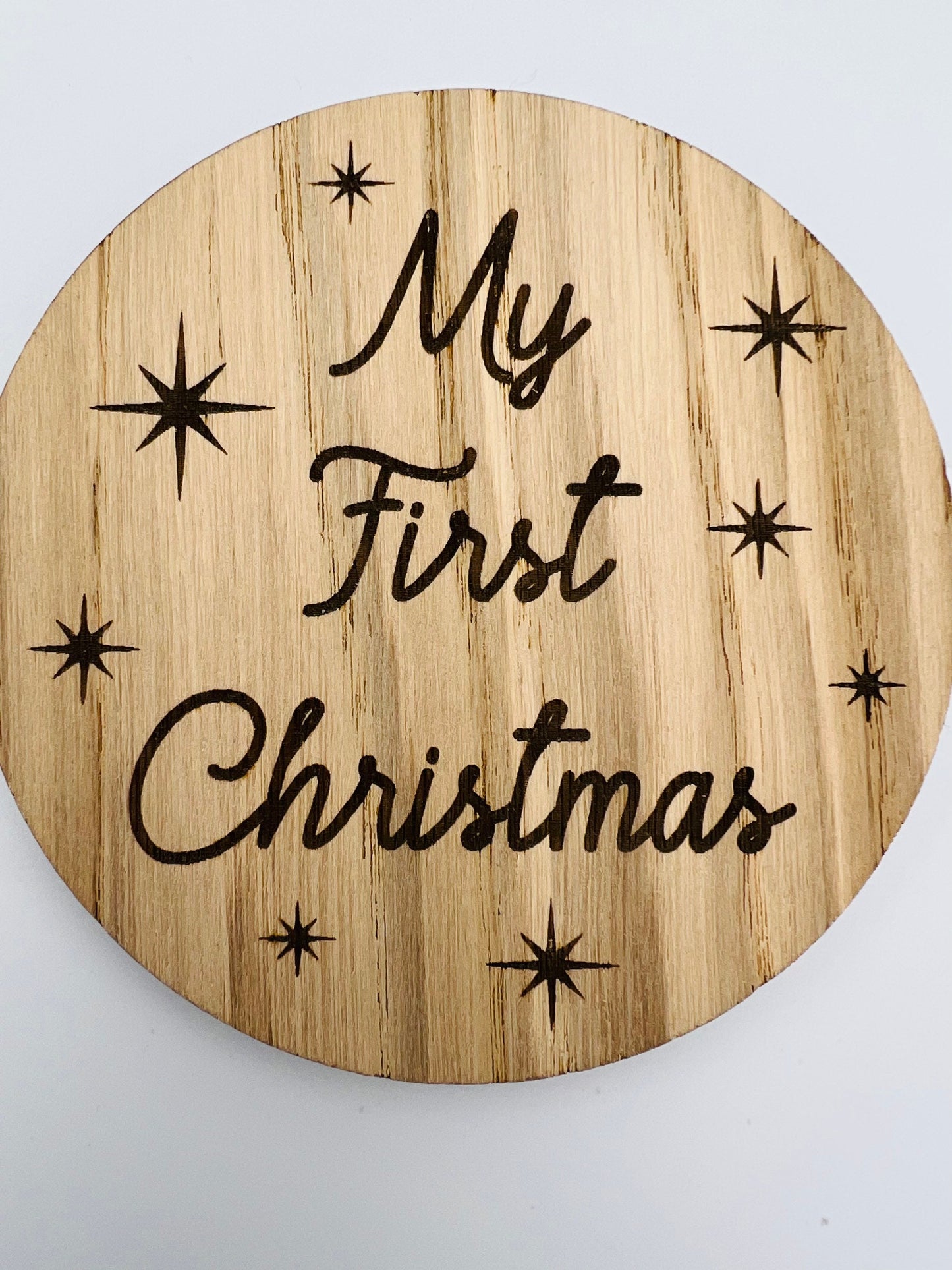 My First Christmas Plaque - New born - First photo prop - Baby - 1st Christmas - Gift - Keepsake- Personalise