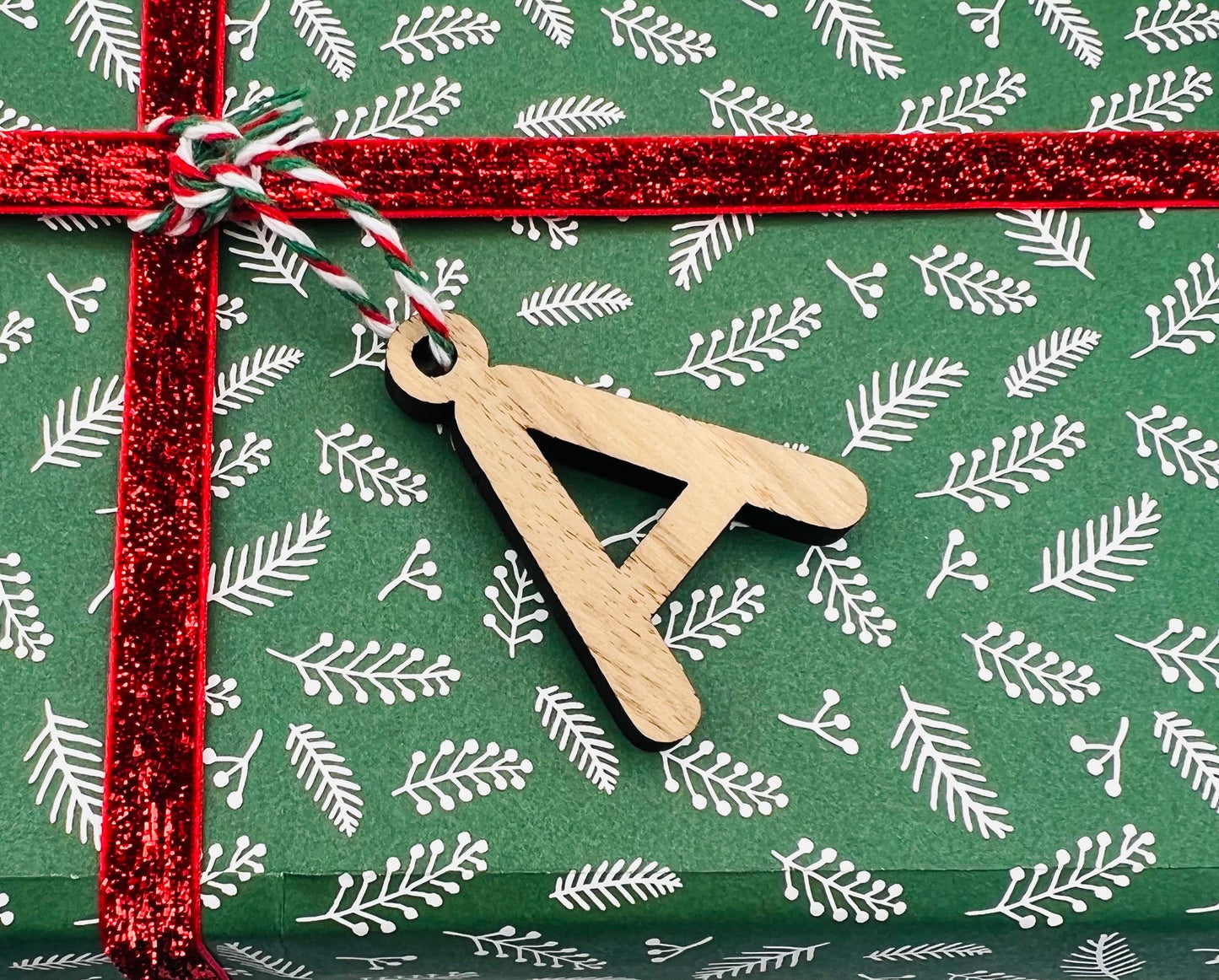 Wooden Letter Gift Tags - Christmas Present Name Tags - Wooden Gift Tag Names - Birthday Tags - Present Tags - Gift Tags