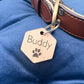 Double sided Personalised dog tag  - Dog accessories  - Dog tag - animal gift - dog gift - cat tag - personalised pet gift, engraved dog tag