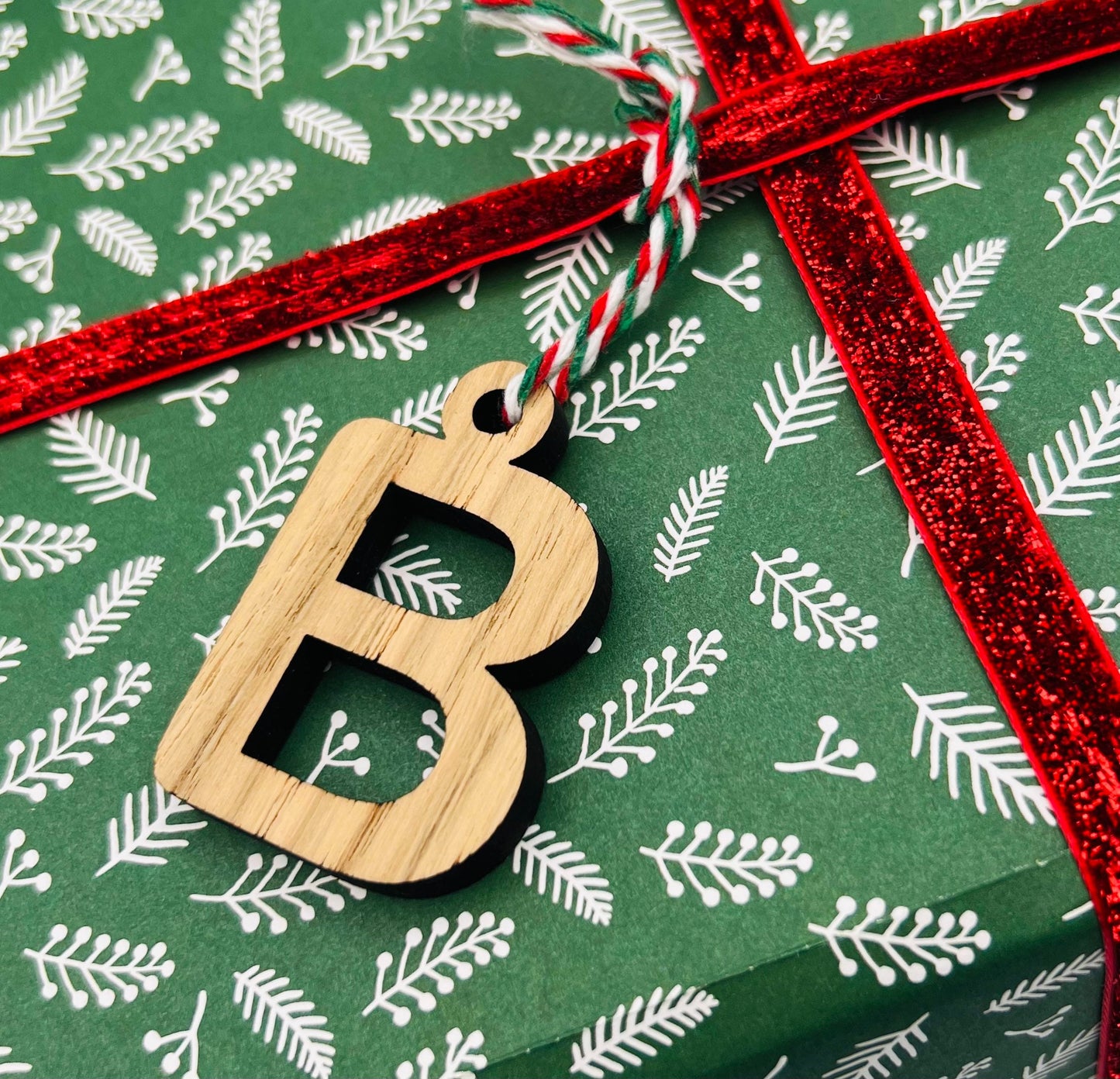 Wooden Letter Gift Tags - Christmas Present Name Tags - Wooden Gift Tag Names - Birthday Tags - Present Tags - Gift Tags