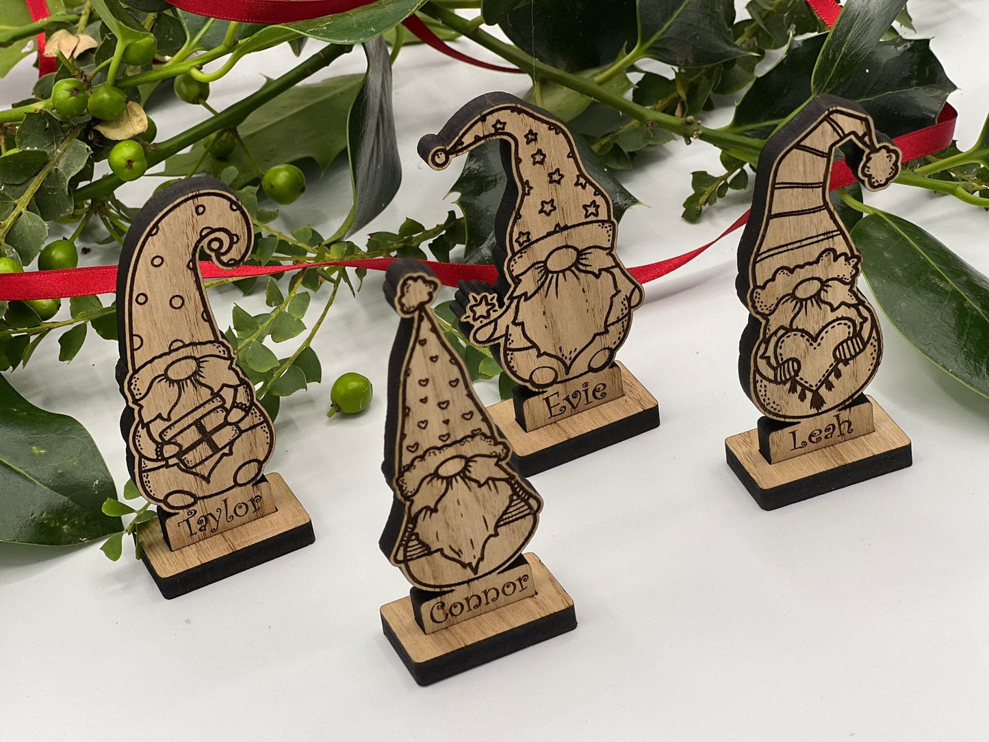 Christmas Gonk place Names  - Christmas Table Names - Christmas decoration - place names - table names - table decoration