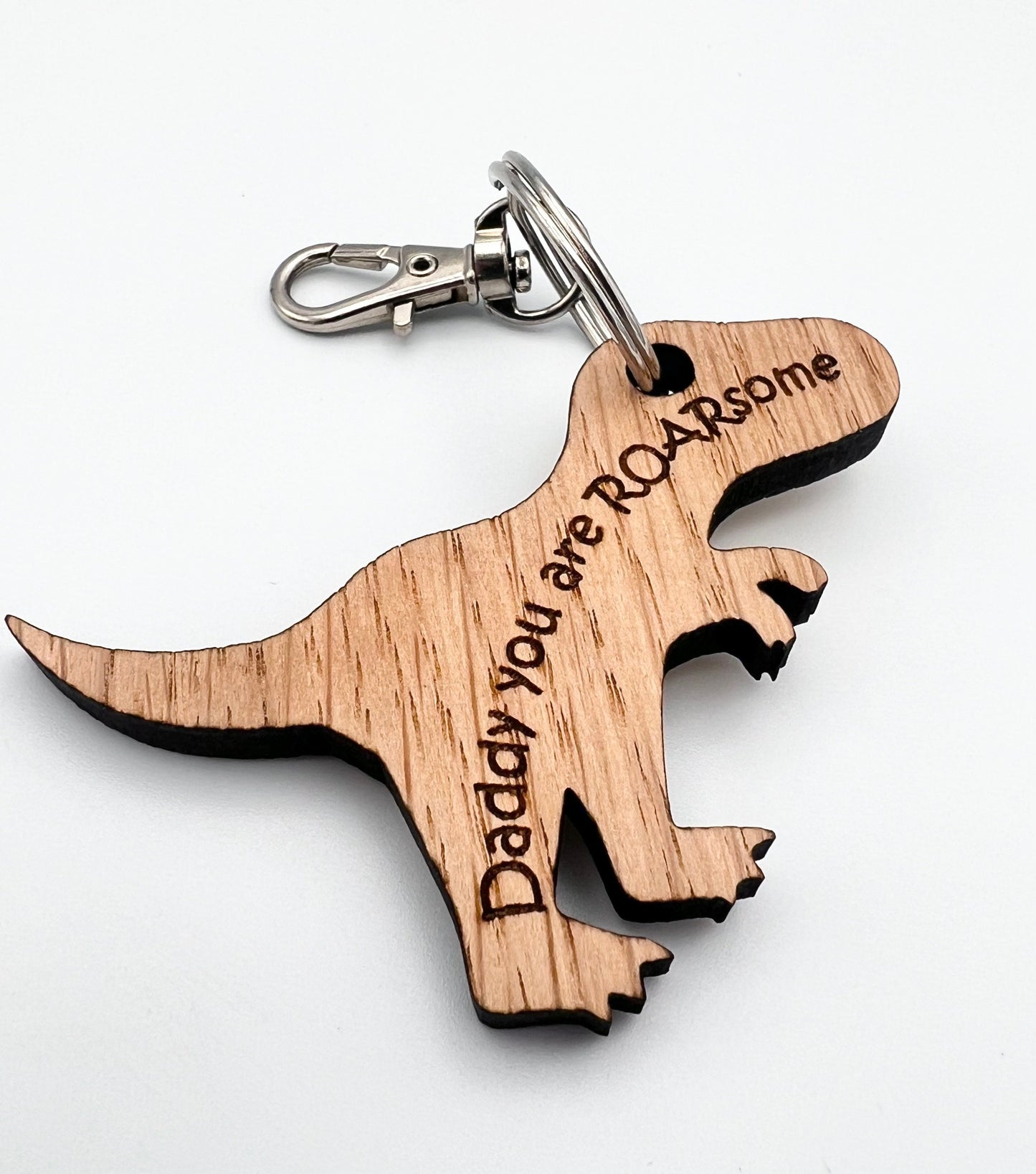 Daddy keyring - Daddy you are ROARsome - dinosaur keyring - Birthday Gift - Birthday present - Keychain - Christmas - Father’s Day