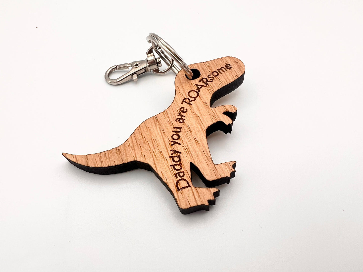 Daddy keyring - Daddy you are ROARsome - dinosaur keyring - Birthday Gift - Birthday present - Keychain - Christmas - Father’s Day