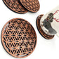 Flower of Life Coaster Set - Table Mats - Coffee Table Coasters - Table Coasters - Drinks Coasters - coaster sets - Spiritual Coasters