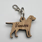 Personalised Labrador Keyring - Labrador - Lab keyring - Birthday Gift - Gundog - Keychain - Christmas - dog tag - personalised dog tag