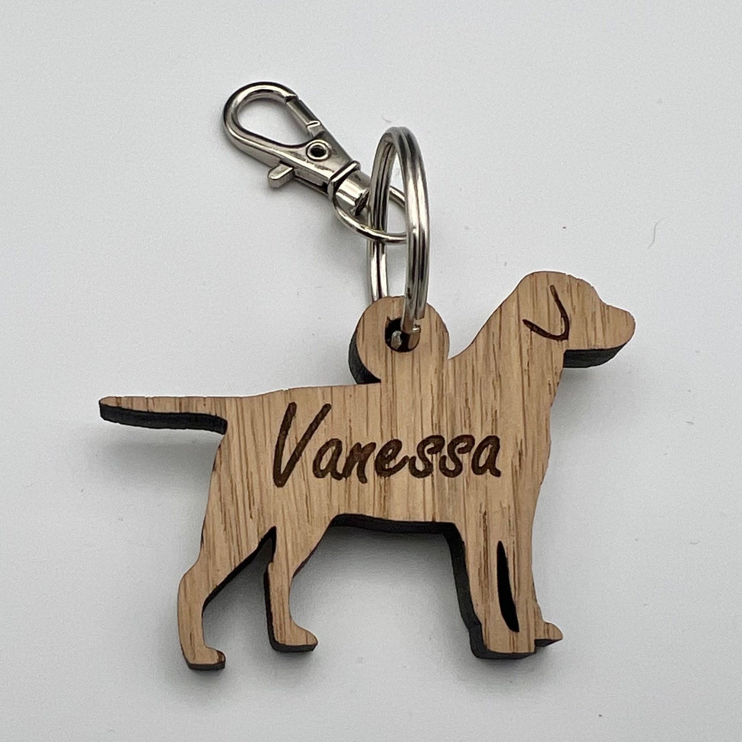 Personalised Labrador Keyring - Labrador - Lab keyring - Birthday Gift - Gundog - Keychain - Christmas - dog tag - personalised dog tag