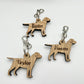 Personalised Labrador Keyring - Labrador - Lab keyring - Birthday Gift - Gundog - Keychain - Christmas - dog tag - personalised dog tag