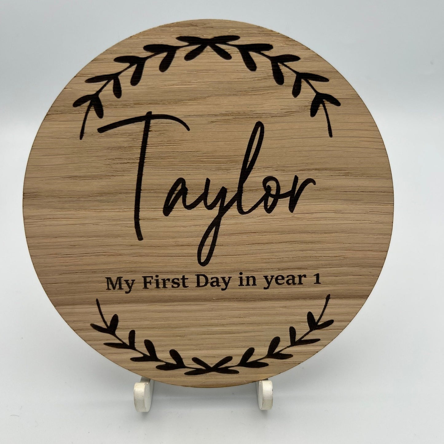 Personalised First Day of School - Name Plaque - Starting School - Back to School - Nursery - Photo prop Memory - School Keepsake